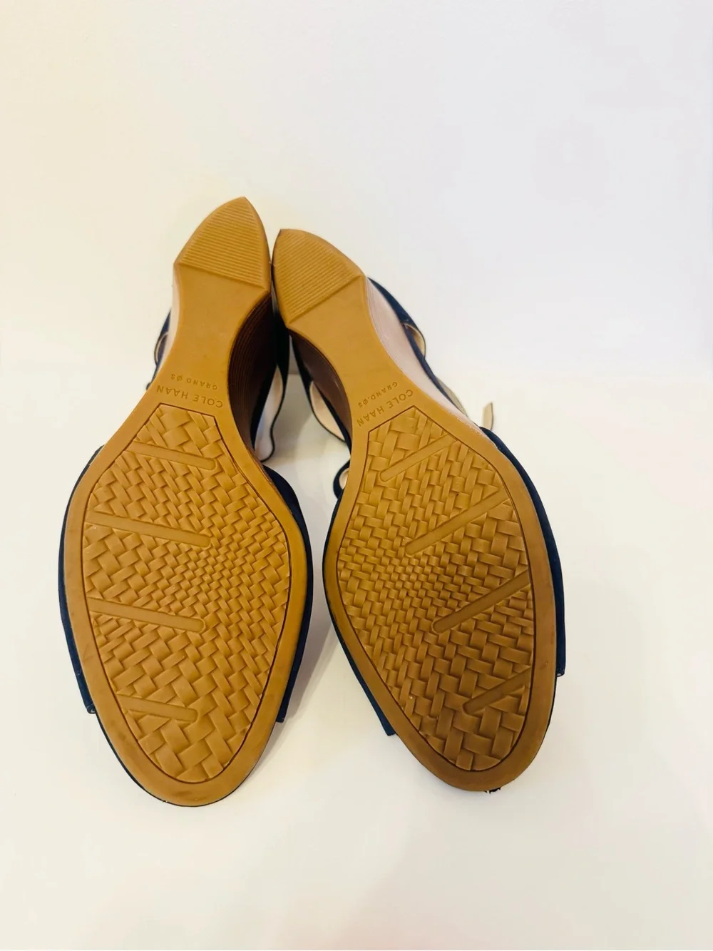 Cole Haan Sadie Women’s Wedge Sandals in Navy Blue